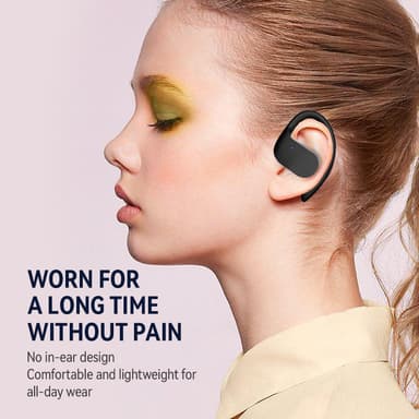 Langattomat kuulokkeet Bluetooth 5.3 kosketusohjaus Musta