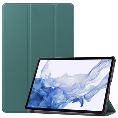 SKALO Samsung Tab S8 Trifold Suojakotelo - Vihreä