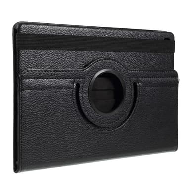 SKALO Samsung Tab S6 Lite 360 Litchi Suojakotelo - Musta
