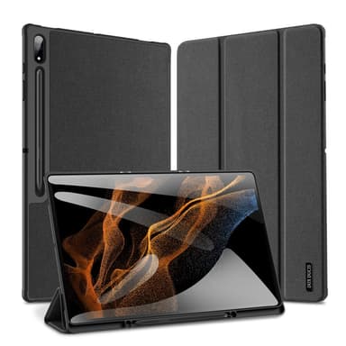 DUX DUCIS Samsung Tab S8 Ultra DOMO Series Trifold Suojakotelo - Musta