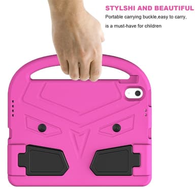 SKALO iPad 10.9 (2022) Lapsikuori kahvalla ja jalustalla - Pinkki