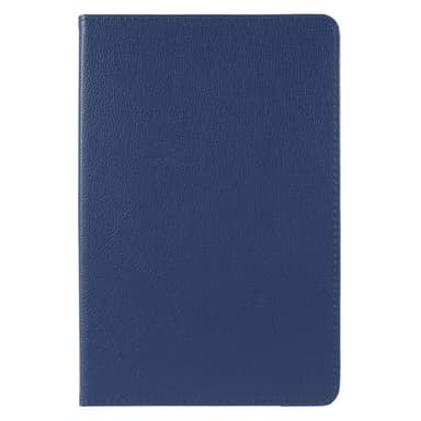 SKALO Samsung Tab A8 10.5 (2021/2022) 360 Litchi Suojakotelo - Tummansininen