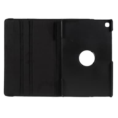 SKALO Samsung Tab S6 Lite 360 Litchi Suojakotelo - Musta