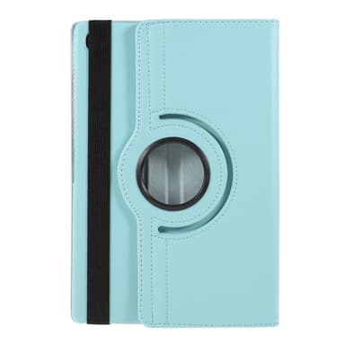 SKALO Samsung Tab S6 Lite 360 Litchi Suojakotelo - Turkoosi
