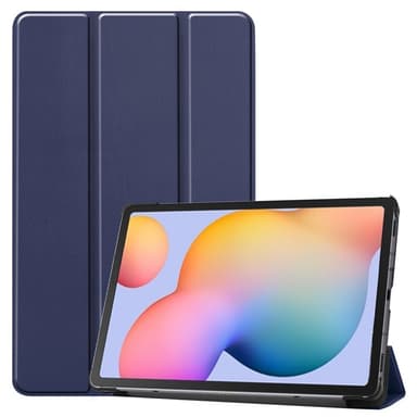 SKALO Samsung Tab S6 Lite Trifold Suojakotelo - Tummansininen