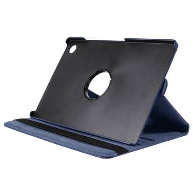 SKALO Samsung Tab A8 10.5 (2021/2022) 360 Litchi Suojakotelo - Tummansininen