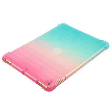 SKALO iPad 10.2 Gradient TPU Suojakuori - Pinkki-Turkoosi