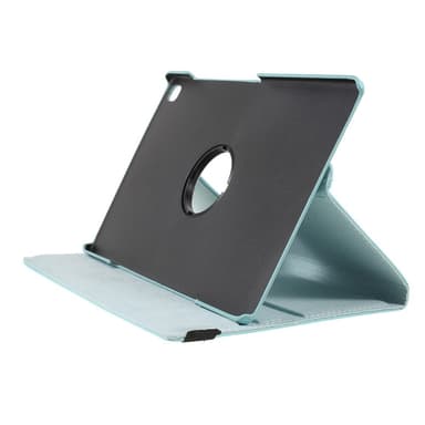 SKALO Samsung Tab S6 Lite 360 Litchi Suojakotelo - Turkoosi