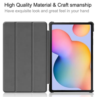 SKALO Samsung Tab S6 Lite Trifold Suojakotelo - Tummansininen