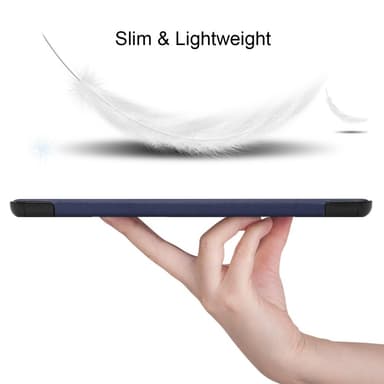 SKALO Samsung Tab S6 Lite Trifold Suojakotelo - Tummansininen