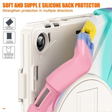 SKALO Lenovo Tab M10 (Gen 3) Extra Shockproof Armor Iskunkestävä kuori - Rainbow