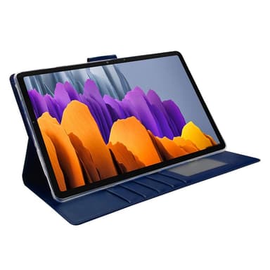 SKALO Samsung Tab S7/S8 PU-nahkainen Lompakkokotelo - Sininen