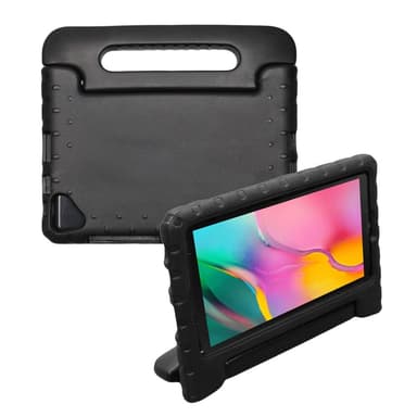 SKALO Samsung Tab A7 Lite Kuori kahvalla/telineellä - Musta