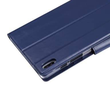 SKALO Samsung Tab S7/S8 PU-nahkainen Lompakkokotelo - Sininen