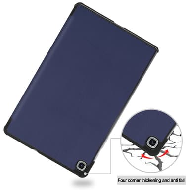 SKALO Samsung Tab S6 Lite Trifold Suojakotelo - Tummansininen