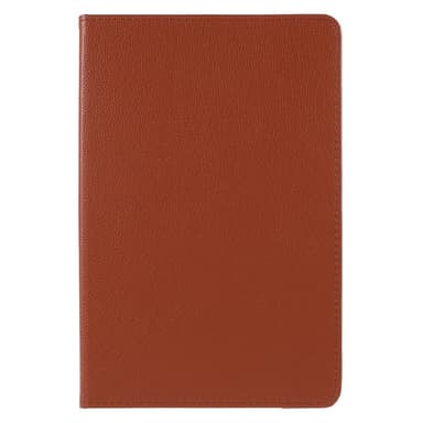 SKALO Samsung Tab A8 10.5 (2021/2022) 360 Litchi Suojakotelo - Ruskea