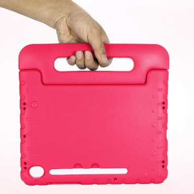 SKALO Samsung Tab S9/S9 FE Kuori kahvalla/telineellä - Pinkki