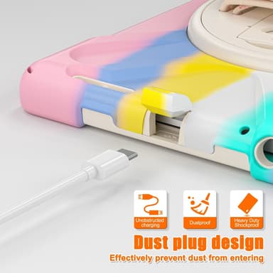 SKALO Lenovo Tab M9 Extra Shockproof Armor Iskunkestävä kuori - Rainbow