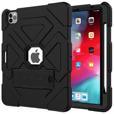 SKALO iPad Air (2020/2022) Extra Shockproof Armor Iskunkestävä kuori - Musta