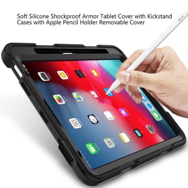 SKALO iPad Air (2020/2022) Extra Shockproof Armor Iskunkestävä kuori - Musta