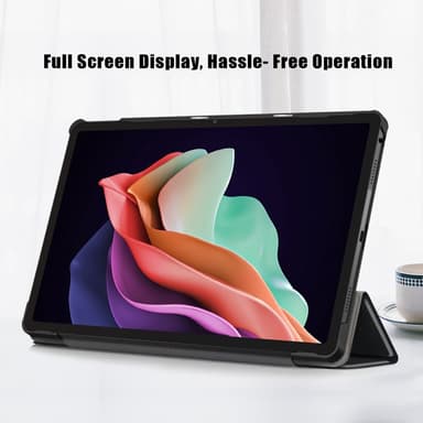 SKALO Lenovo Tab P11 Gen 2 Trifold Suojakotelo - Musta