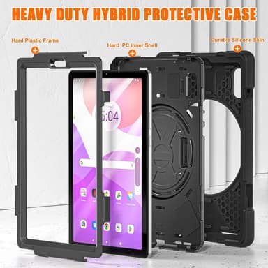 SKALO Lenovo Tab M9 Extra Shockproof Armor Iskunkestävä kuori - Musta
