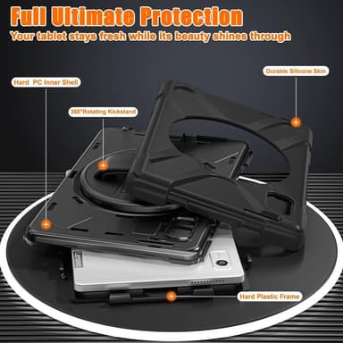SKALO Lenovo Tab M9 Extra Shockproof Armor Iskunkestävä kuori - Musta