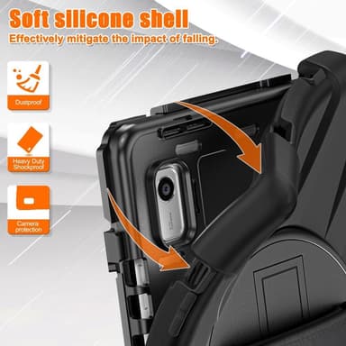 SKALO Lenovo Tab M9 Extra Shockproof Armor Iskunkestävä kuori - Musta