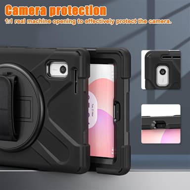 SKALO Lenovo Tab M9 Extra Shockproof Armor Iskunkestävä kuori - Musta