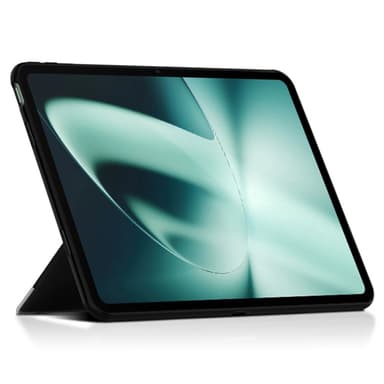 SKALO OnePlus Pad PU-nahkakotelo jalustalla - Musta