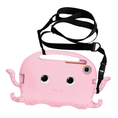 SKALO Samsung Tab A7 Lite 3D Cartoon lapsen Kuori - Pinkki
