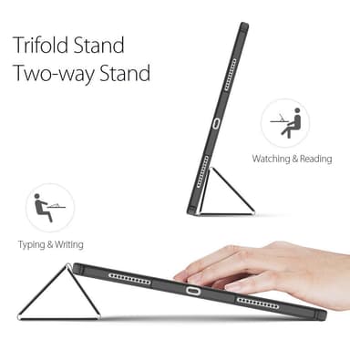 DUX DUCIS iPad Pro 12.9 (Gen 4/5/6) TOBY Series Trifold Suojakotelo - Musta