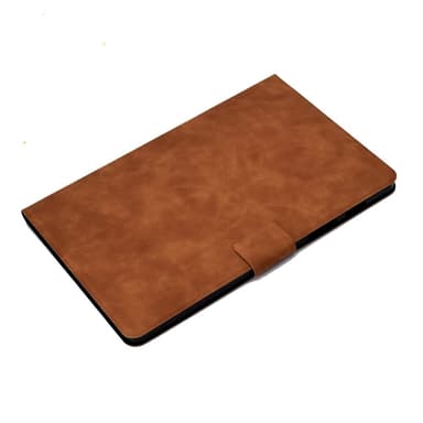 SKALO Samsung Tab S7/S8 PU-nahkainen Lompakkokotelo - Ruskea