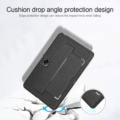 SKALO OnePlus Pad PU-nahkakotelo jalustalla - Musta