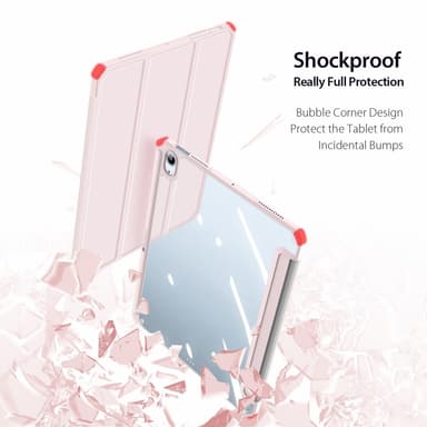 DUX DUCIS iPad Air (2020/2022) TOBY Series Trifold Suojakotelo - Pinkki