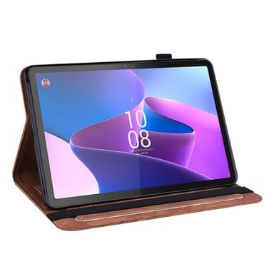SKALO Lenovo Tab P11 Gen 2 Mandala Suojakotelo - Ruskea