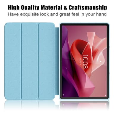 SKALO Lenovo Tab P12 Trifold Suojakotelo - Turkoosi