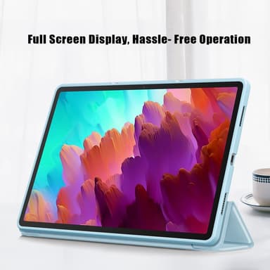 SKALO Lenovo Tab P12 Trifold Suojakotelo - Turkoosi