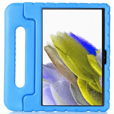 SKALO Samsung Tab A8 10.5 (2021/2022) Kuori kahvalla/telineellä - Sininen