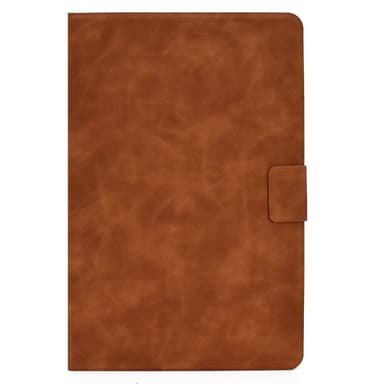 SKALO Samsung Tab S7/S8 PU-nahkainen Lompakkokotelo - Ruskea