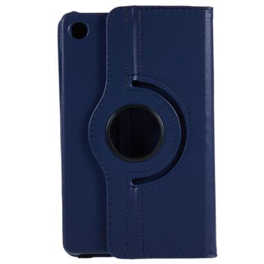 SKALO Lenovo Tab M8 Gen 4 360 Litchi Suojakotelo - Tummansininen