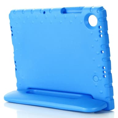 SKALO Samsung Tab A8 10.5 (2021/2022) Kuori kahvalla/telineellä - Sininen