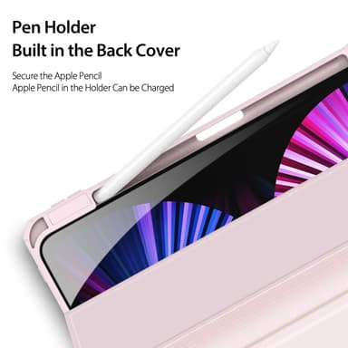 DUX DUCIS iPad Air (2020/2022) TOBY Series Trifold Suojakotelo - Pinkki