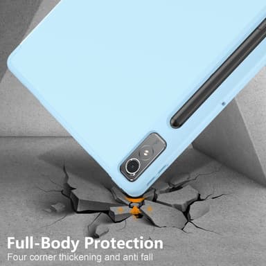 SKALO Lenovo Tab P12 Trifold Suojakotelo - Turkoosi