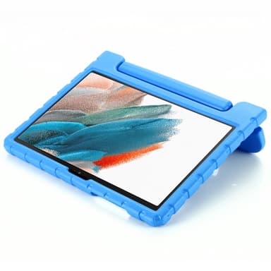 SKALO Samsung Tab A8 10.5 (2021/2022) Kuori kahvalla/telineellä - Sininen
