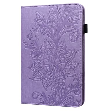 SKALO iPad 10.2 Mandala Suojakotelo - Violetti