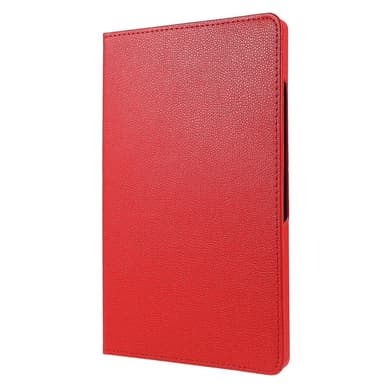 SKALO Samsung Tab A8 10.5 (2021/2022) 360 Litchi Suojakotelo - Punainen