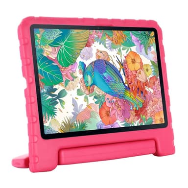 SKALO Samsung Tab S7/S8 Kuori kahvalla/telineellä - Pinkki