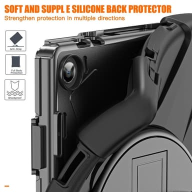 SKALO Lenovo Tab M10 (Gen 3) Extra Shockproof Armor Iskunkestävä kuori - Musta