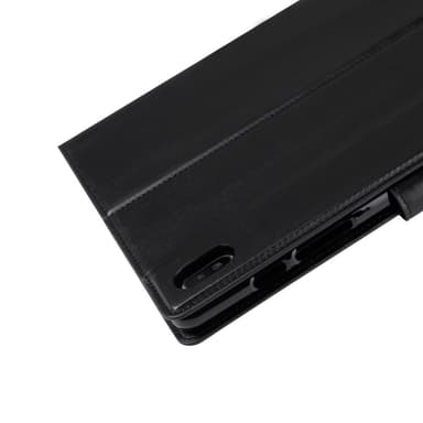 SKALO Samsung Tab S7/S8 PU-nahkainen Lompakkokotelo - Musta